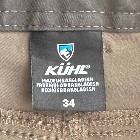 Kuhl Men's Renegade Hiking Shorts Olive 34 Climbing Outdoors Casual Lightweight - Picture 7 of 16